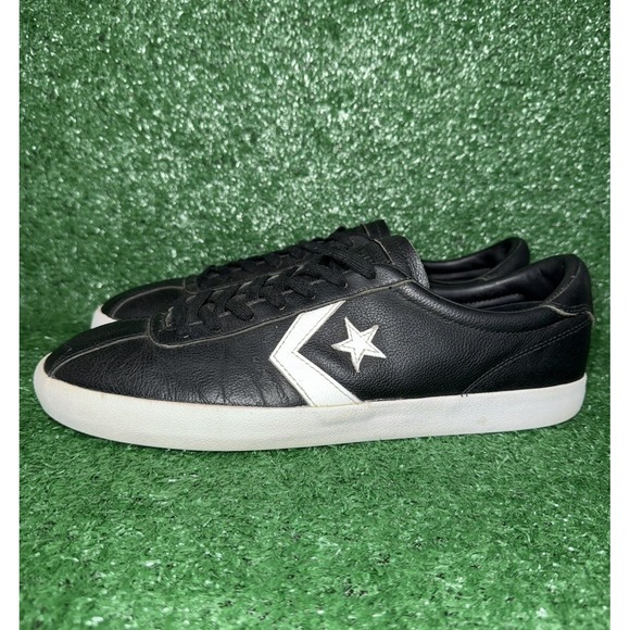 Converse Breakpoint Black White Leather Sneakers Men's Size 13 Women's Size 14.5 - Picture 4 of 9